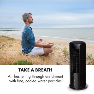 Klarstein Ventilatorkombigerät Skyscraper Horizon Luftkühler, mit Wasserkühlung & Eis mobil Luftkühler ohne Abluftschlauch