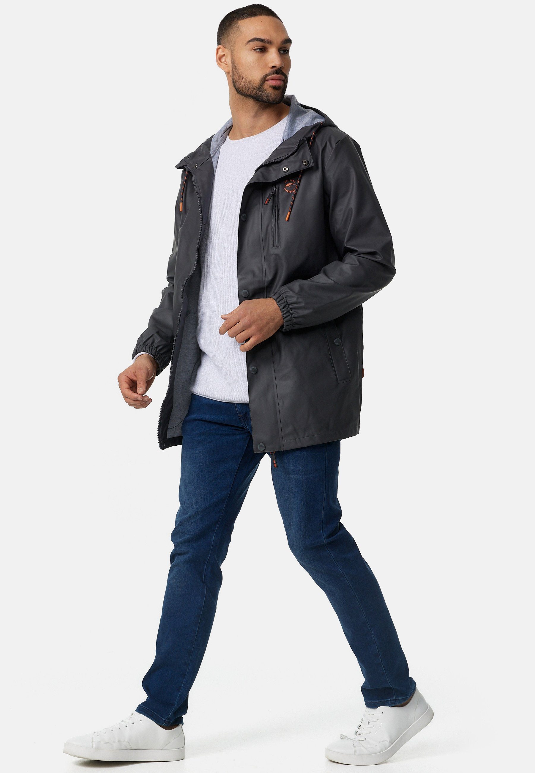 Malmoe Dk Indicode Regenjacke Grey