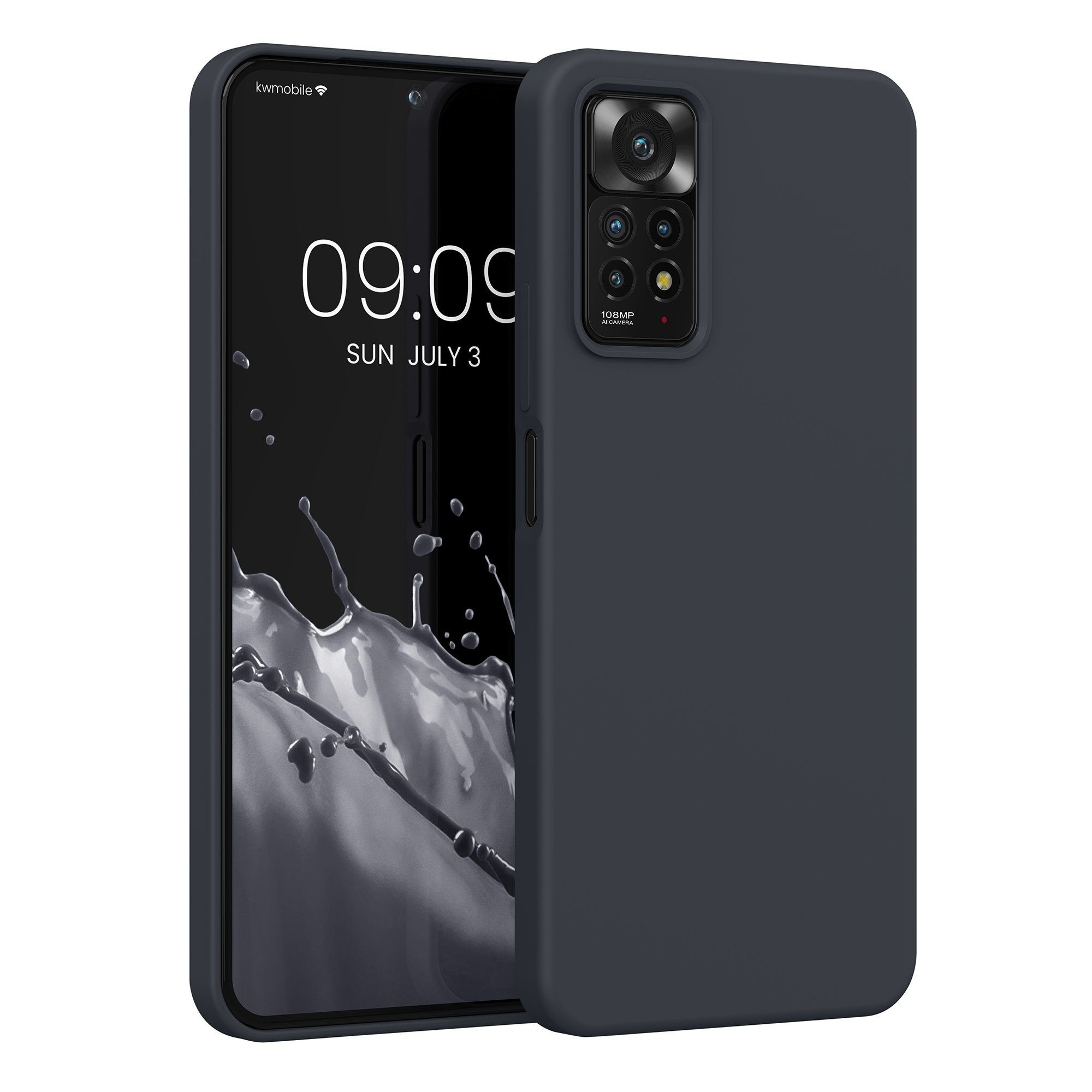 kwmobile Handyhülle Handyhülle für Xiaomi Redmi Note 11 Pro / (5G) Hülle, Weiches Handy Silikon Case - Schutzhülle Cover