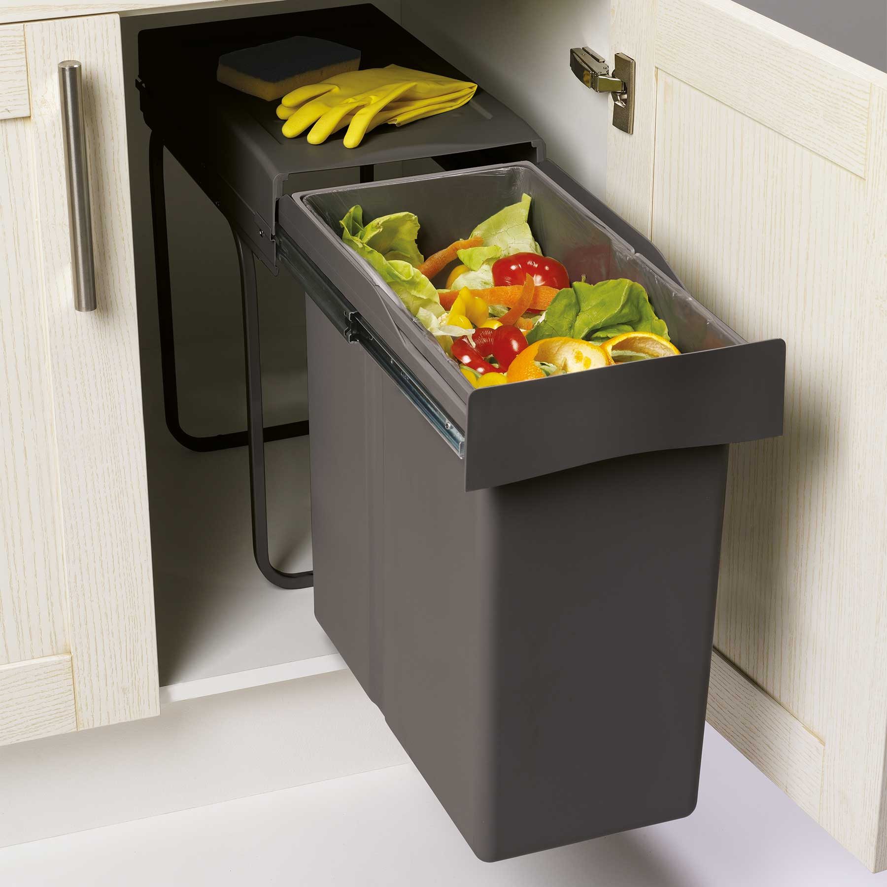 SIEGWERK Einbaumülleimer SIEGWERK - MonoSort 340 40l einfache Montage