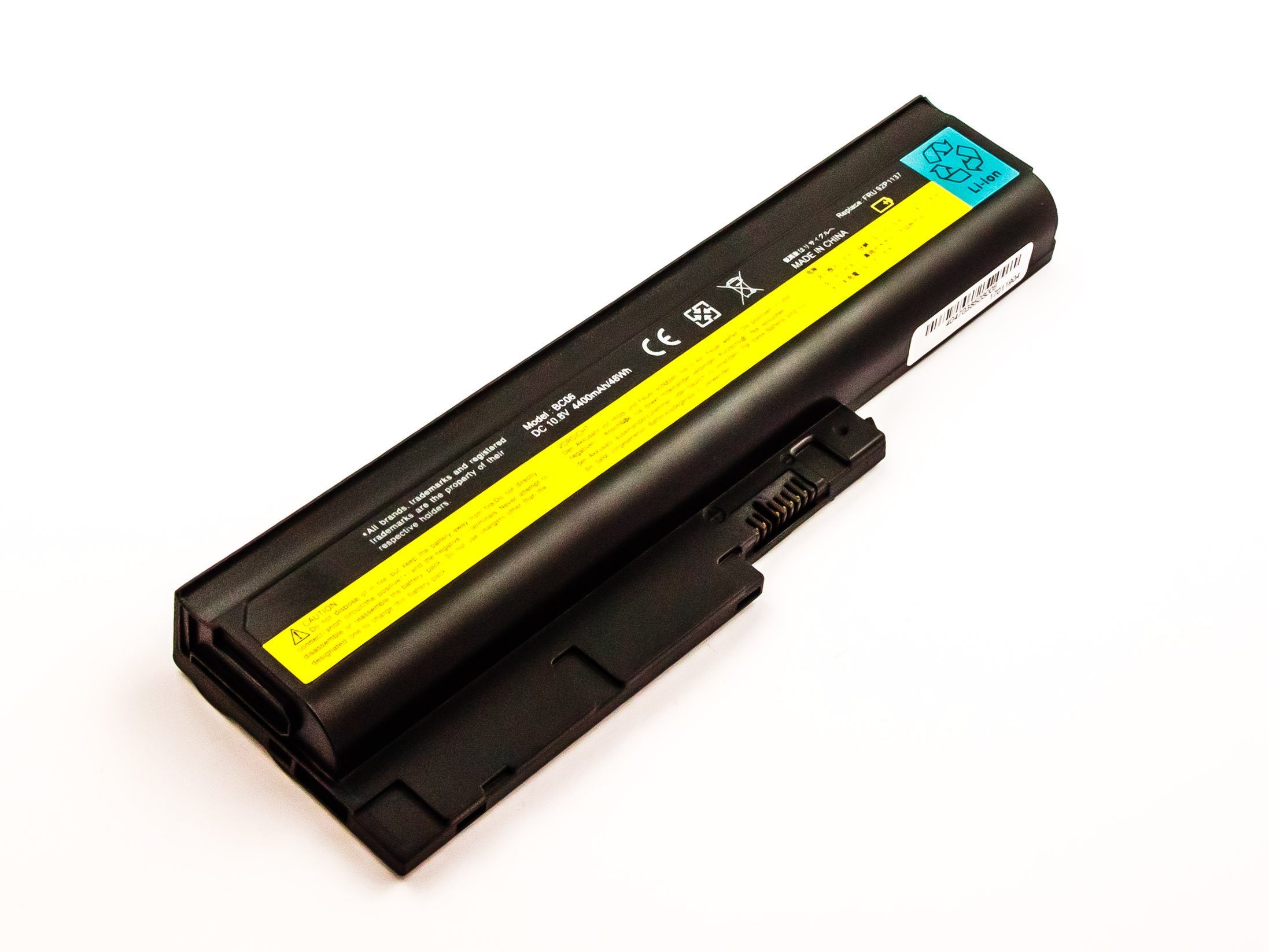 MobiloTec Akku kompatibel mit Lenovo FRU 42T4569 Akku Akku 4400 mAh (1 St)