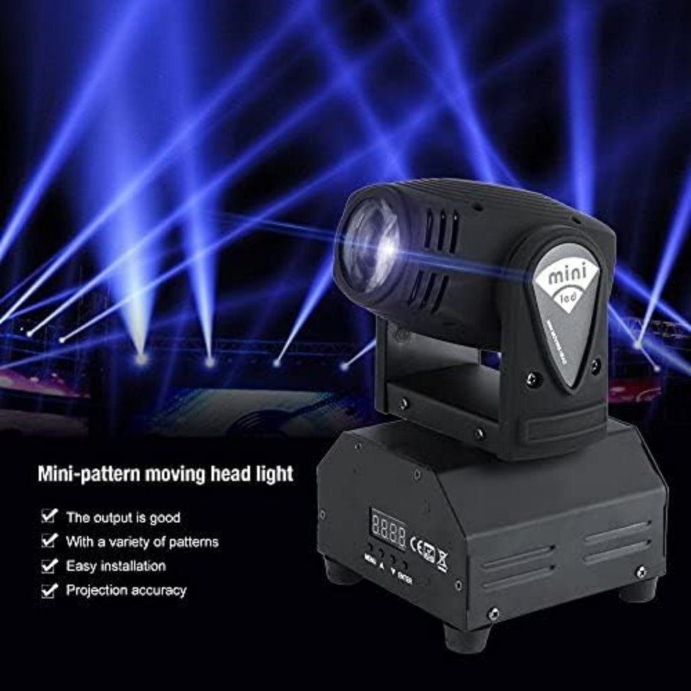 Moving Disco Head LED Bühnenlicht,2x30W DOPWii Sound Discolicht Bühnenlicht DMX512 Licht