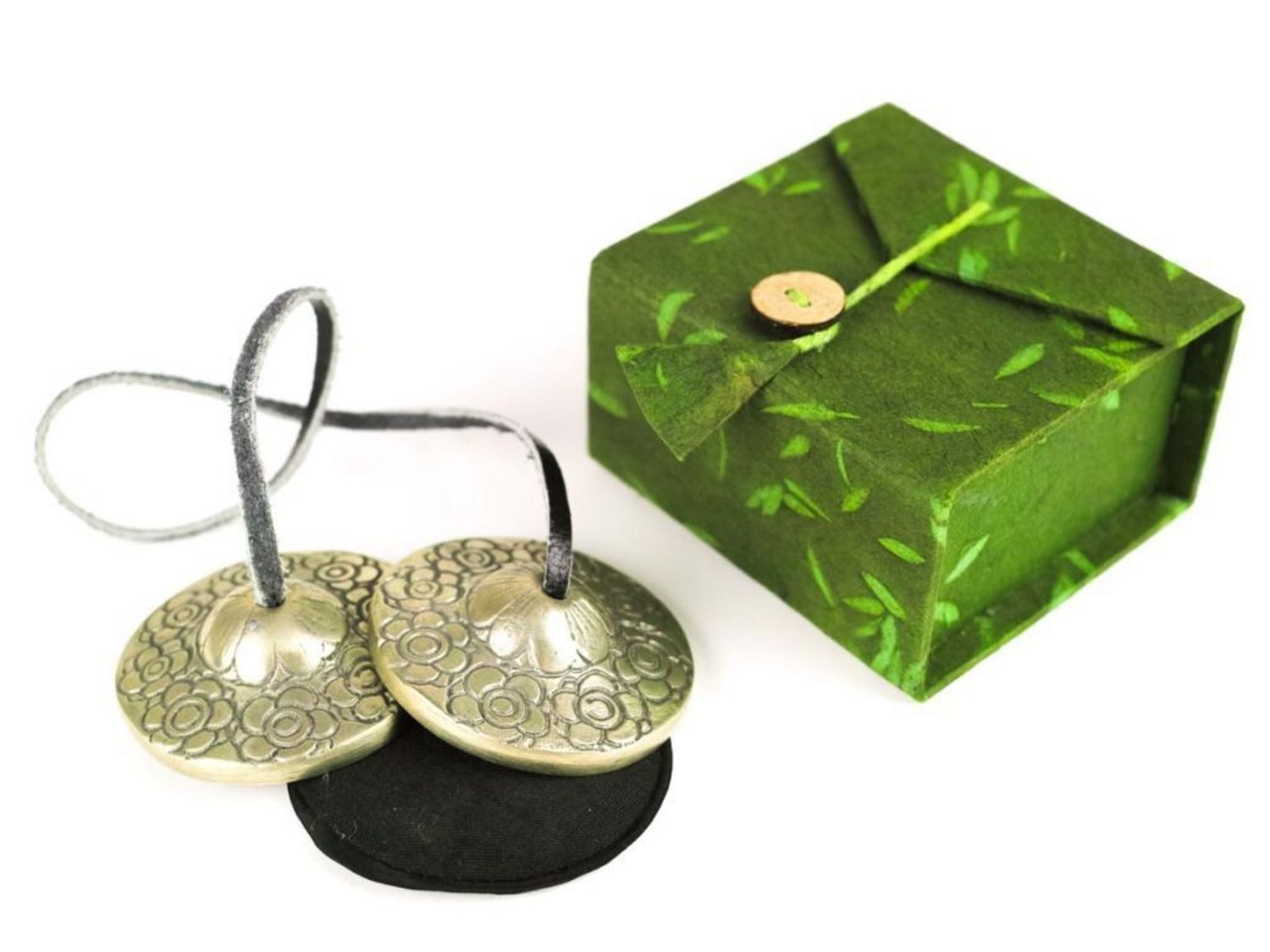 Klangschalen-Center Geschenkkarte Geschenkbox mit Zimbeln