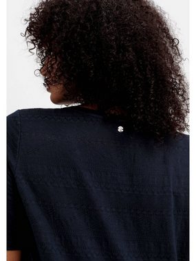 Sheego T-Shirt Große Größen mit Jacquardmuster, leicht tailliert