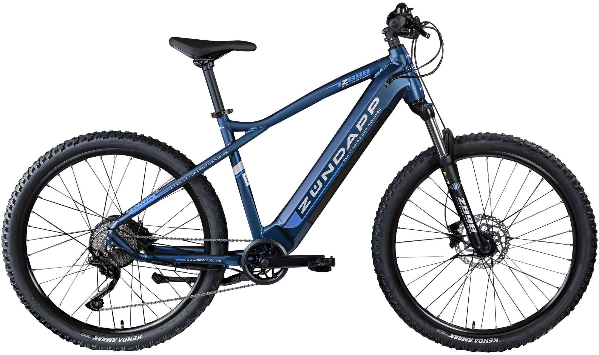 Zündapp E-Bike Mountainbike Z898, 10 Gang, Kettenschaltung, Heckmotor, 540 Wh, E-Bike E Mountainbike 27,5 Zoll Pedelec 170 - 190 cm Hardtail MTB