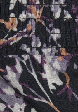 Vivance Jerseyhose mit Alloverdruck und Taschen, Strandhose mit elastischem Bund