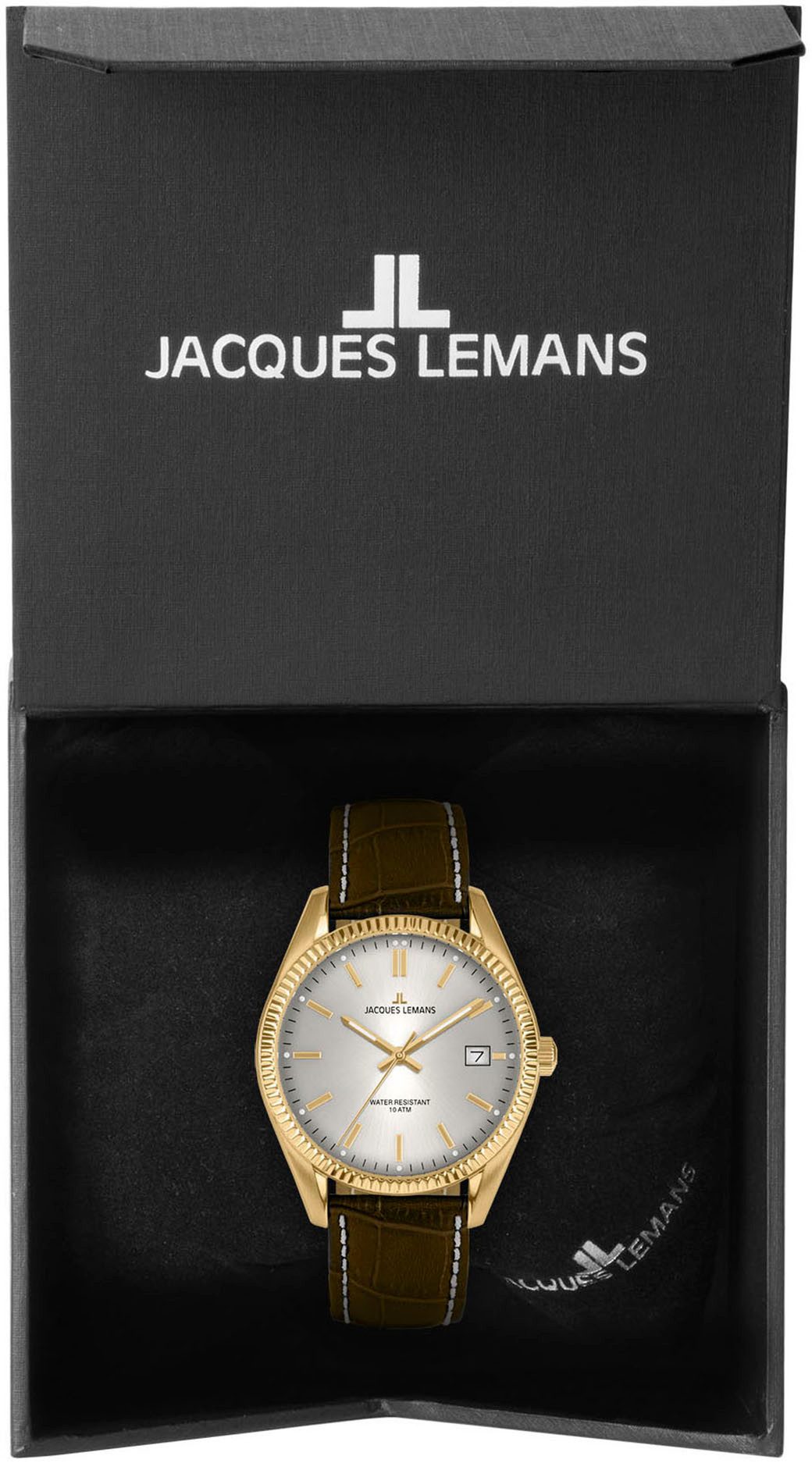 Jacques Lemans Quarzuhr 50-3X, Armbanduhr, Herrenuhr, günstig online kaufen