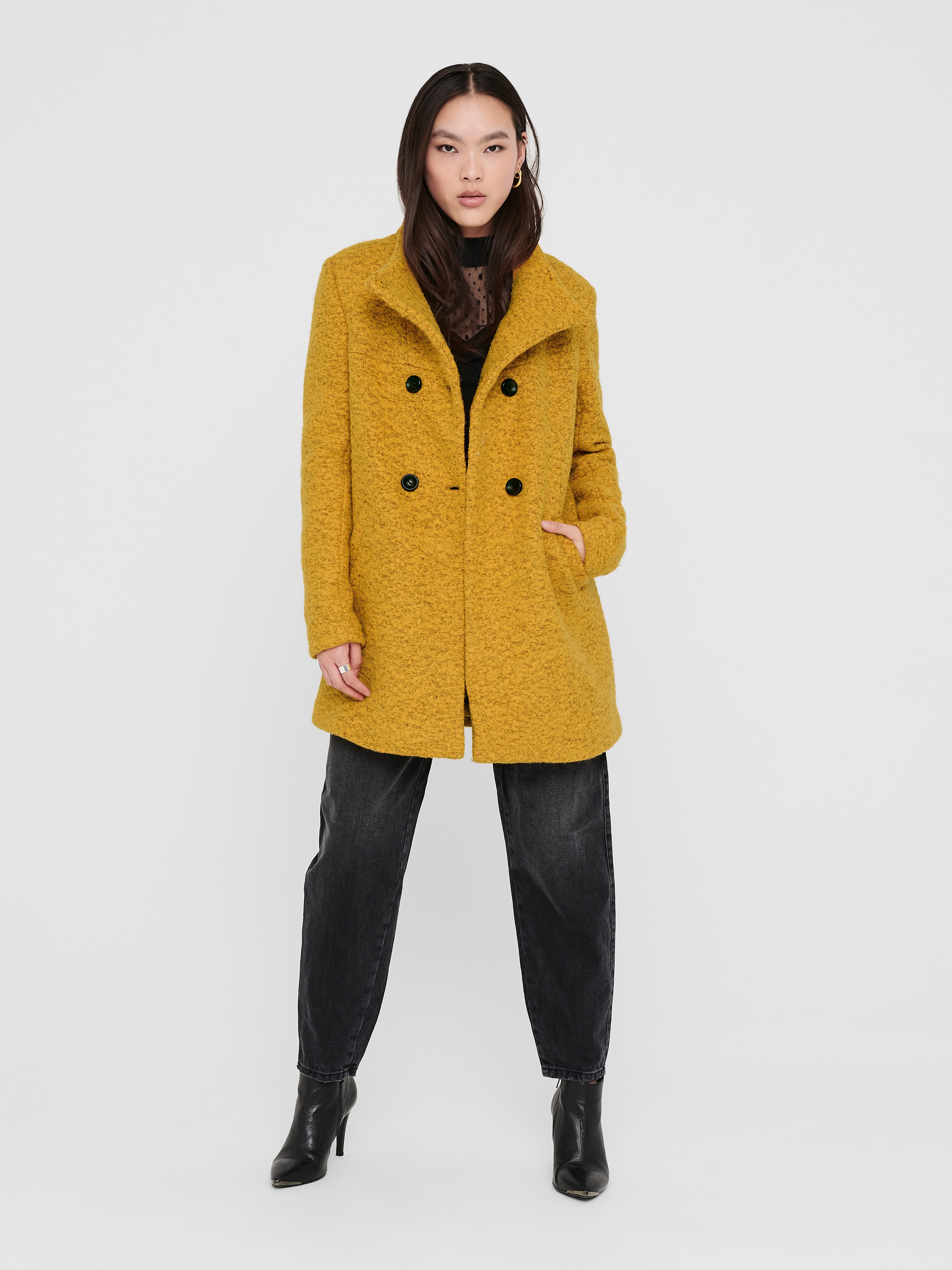 ONLY Langjacke ONLNEWSOPHIA WOOL COAT OTW CC Materialmix