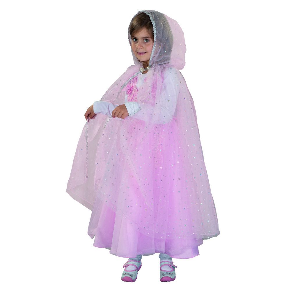 MICA Kostüm Prinzessinnen-Umhang - für Kinder - in pink