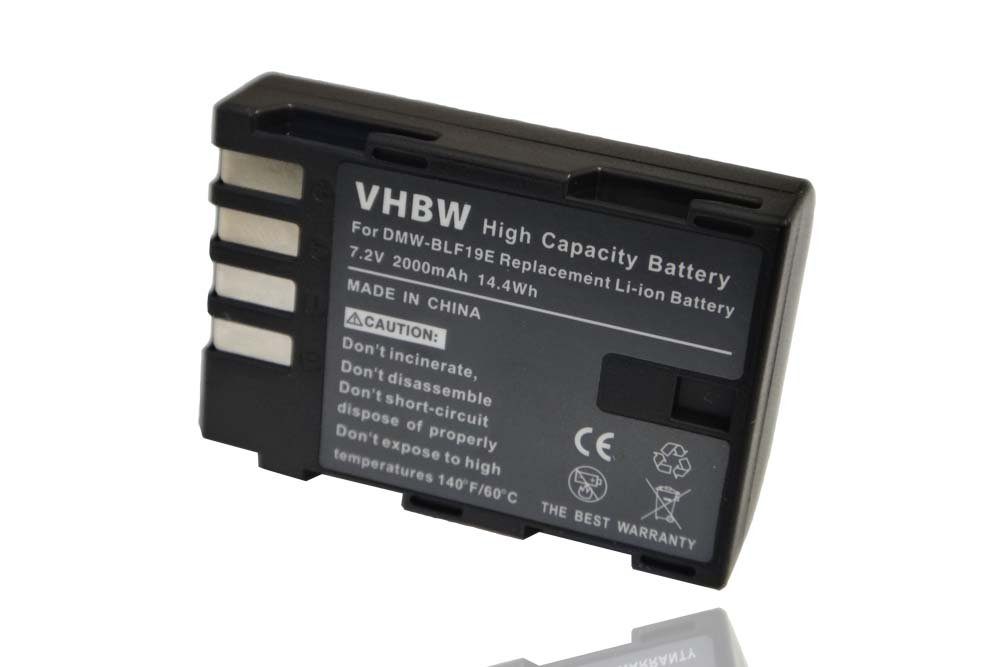 vhbw kompatibel Sigma V) SD Kamera-Akku mit 2000 (7,2 Li-Ion mAh Quattro