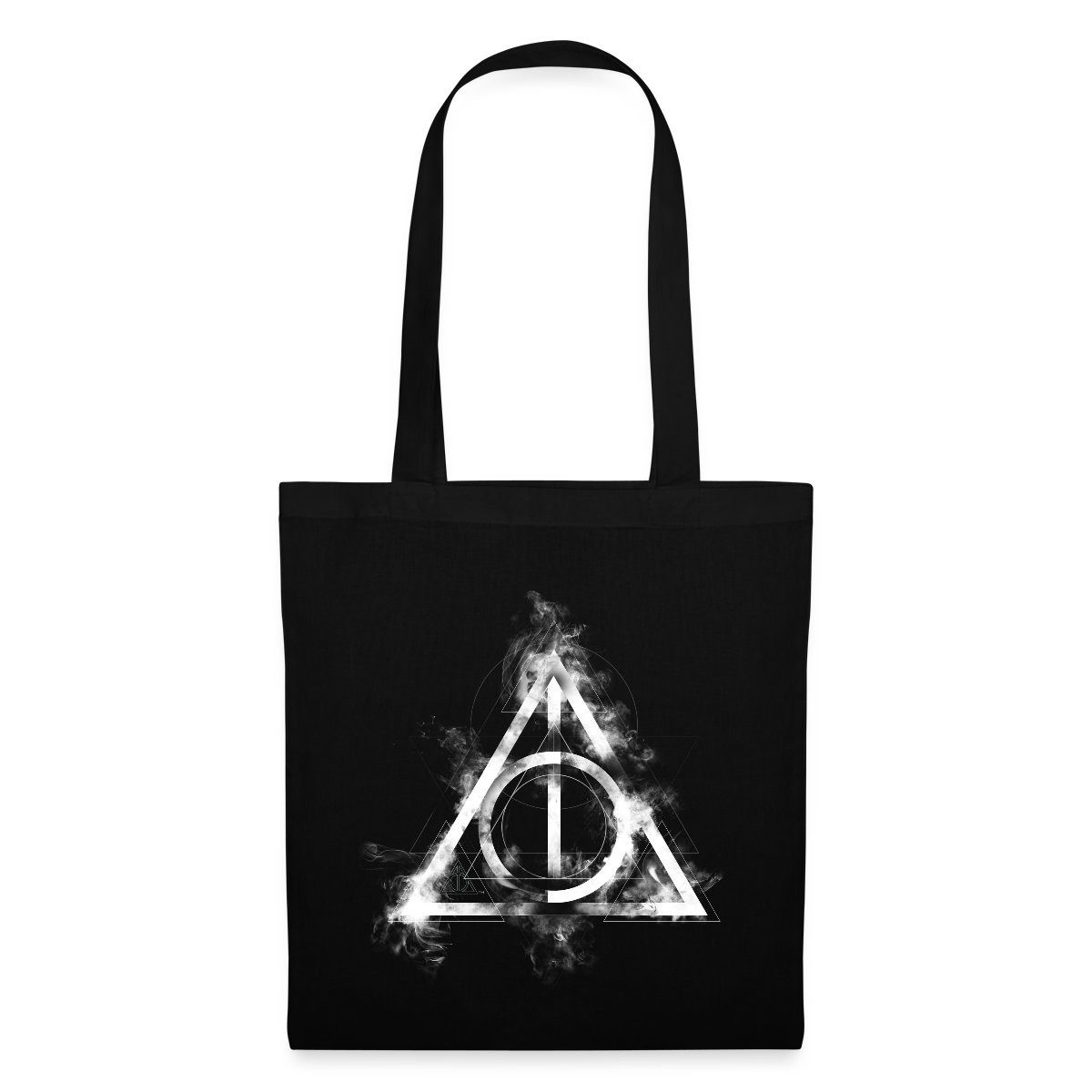 Spreadshirt Henkeltasche Harry Potter Teil 7 Symbol Stoffbeutel (1-tlg)