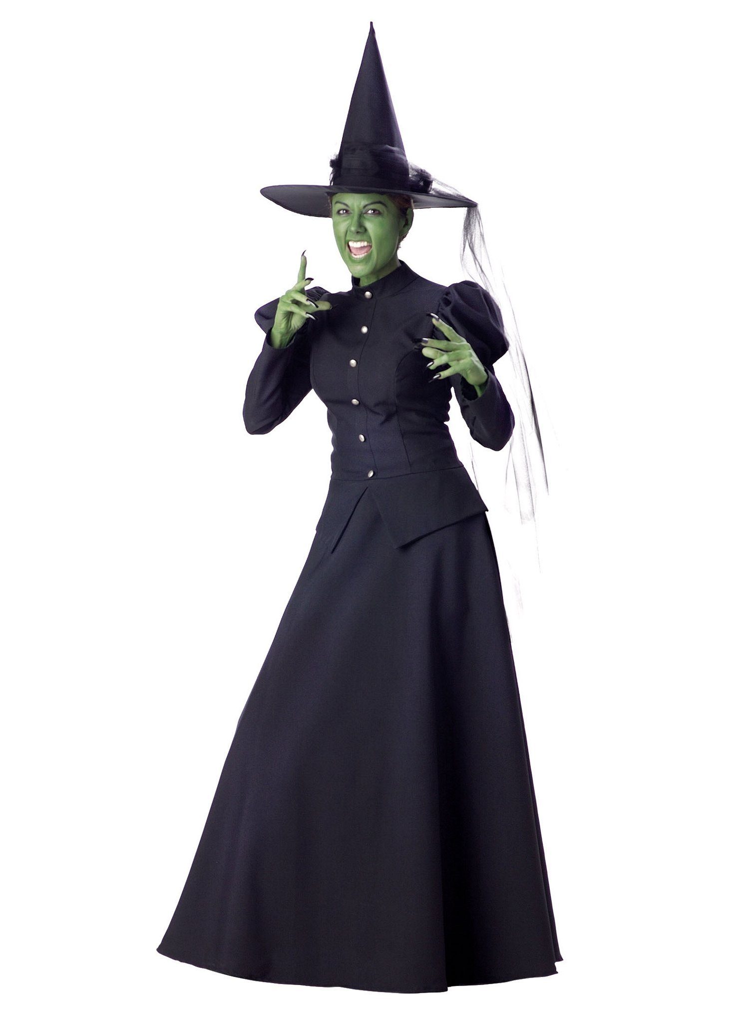 In Character Hexen-Kostüm Wicked Hexenkostüm - Kleid Halloween Kostüm Damen