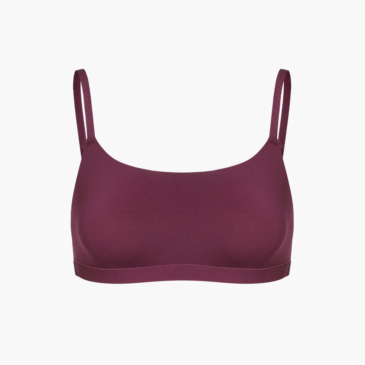 Bügelloser BH Scoop Bralette-Burgundy-2XL