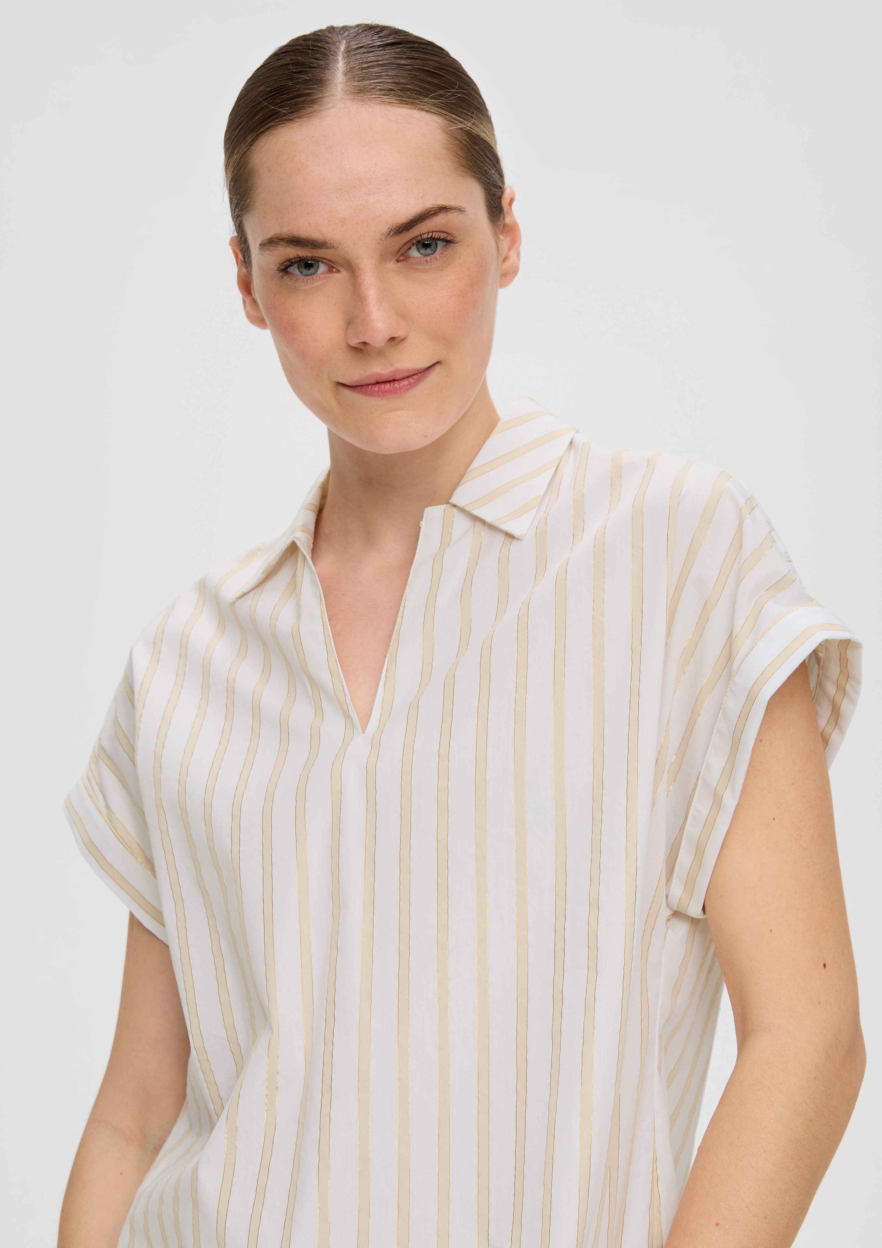 s.Oliver BLACK LABEL Kurzarmbluse Bluse mit günstig online kaufen