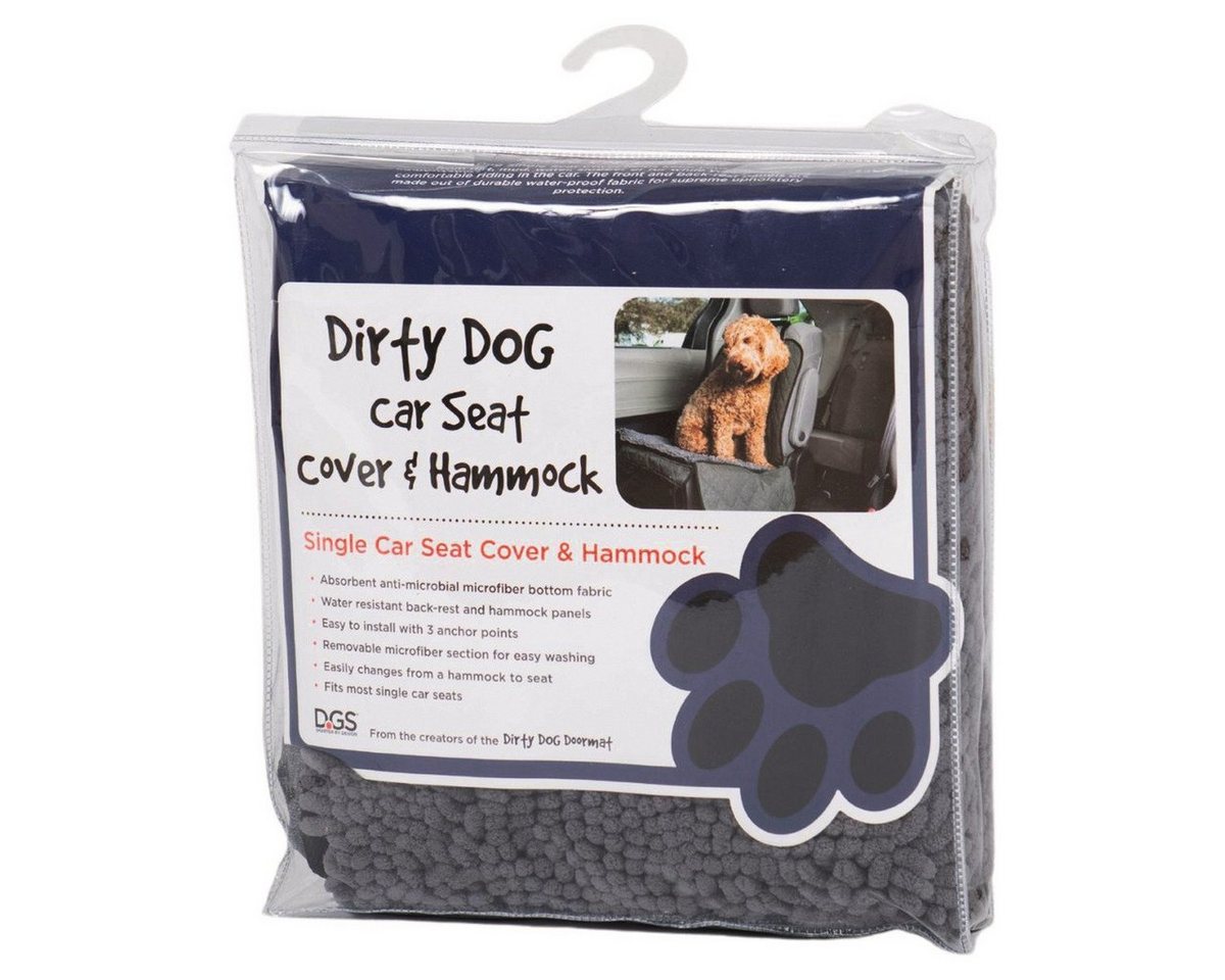 Thumbnail - Karlie Tier-Autoschondecke Dirty Dog Schondecke für Autositze grau