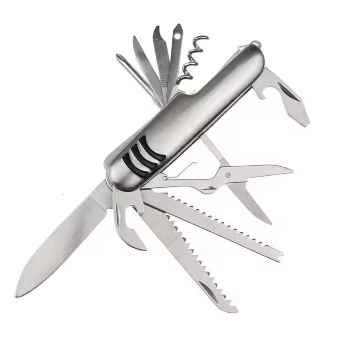 RACEL Taschenmesser Taschenmesser Outdoor Edelstahl Klappmesser 11 Funktionen Camping, (1 St)