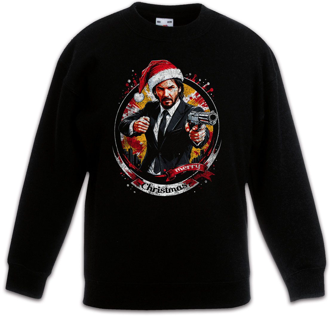 Sweatshirt Merry John Christmas Kinderpullover Happy Santa X-Mas Claus Wick
