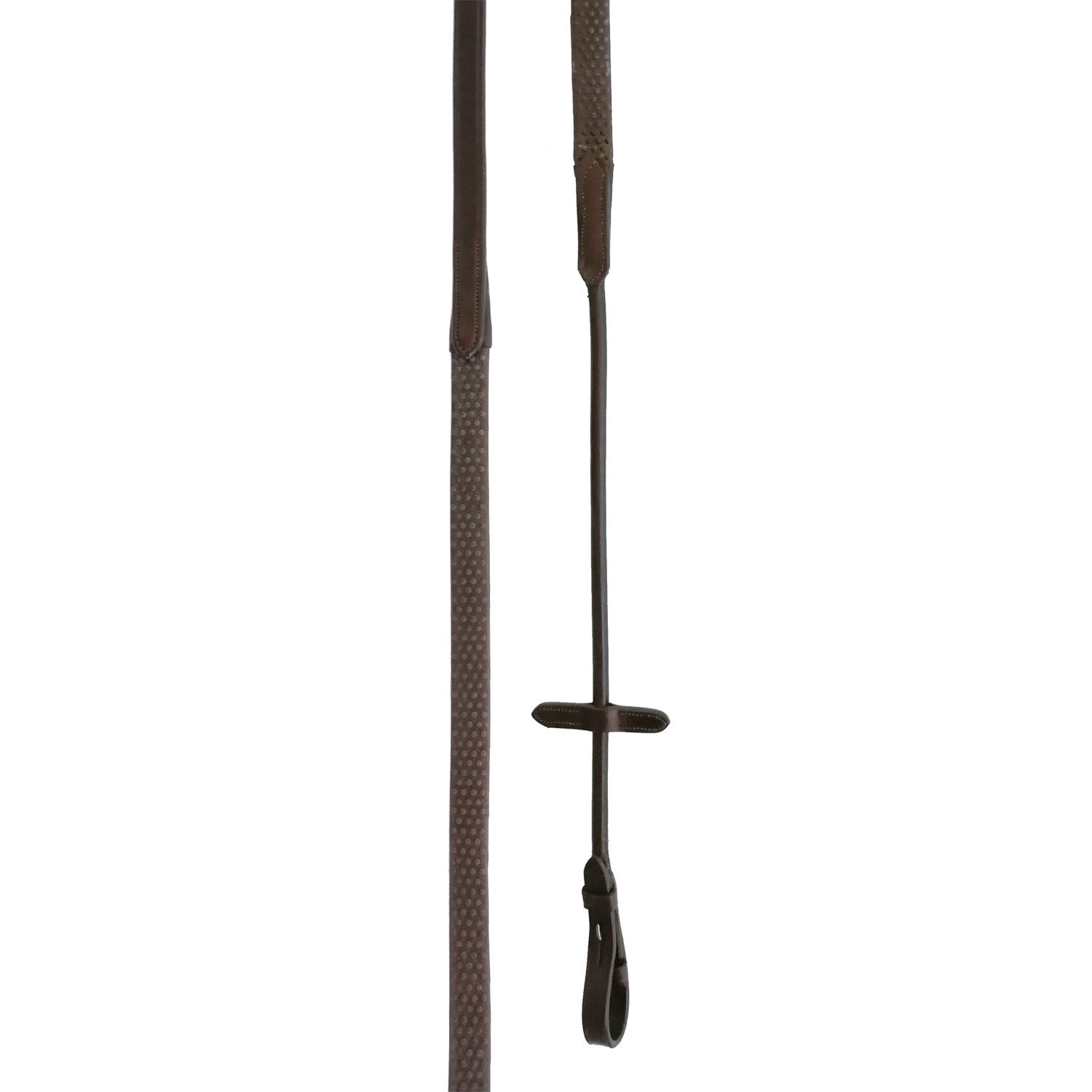 Acavallo Поводья Acavallo Gummizügel Rolled Leather Dotted Rubber Reins 1,6 Cm (5/8)
