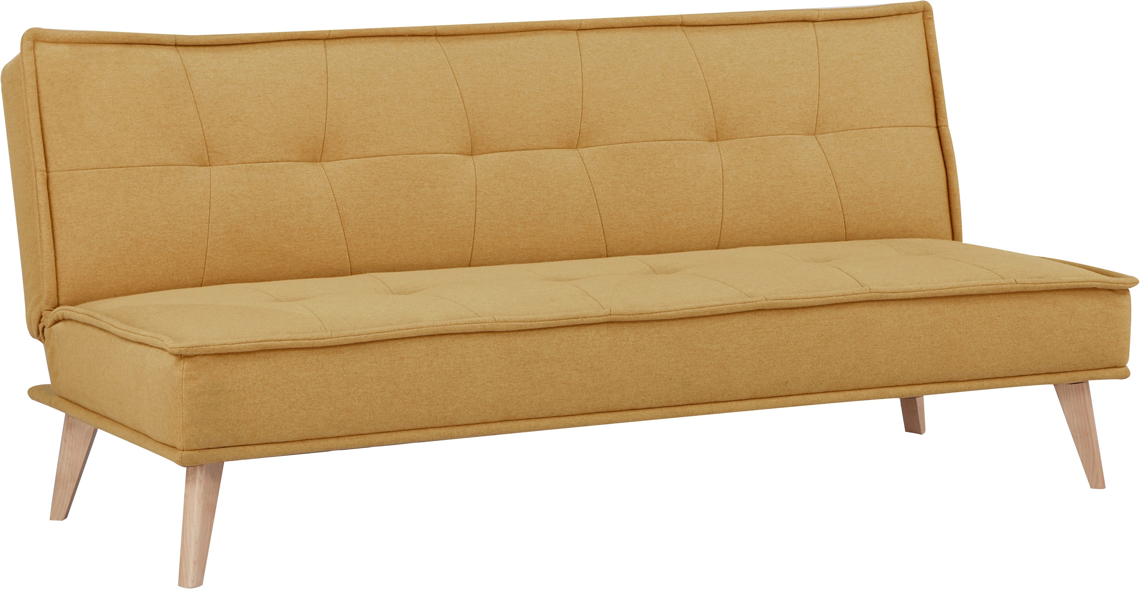 INOSIGN Schlafsofa MENDOTA, 181 cm, 3-Sitzer mit Schlaffunktion, verstellbarer Rückenlehne, Klappmechanismus, Webstoff