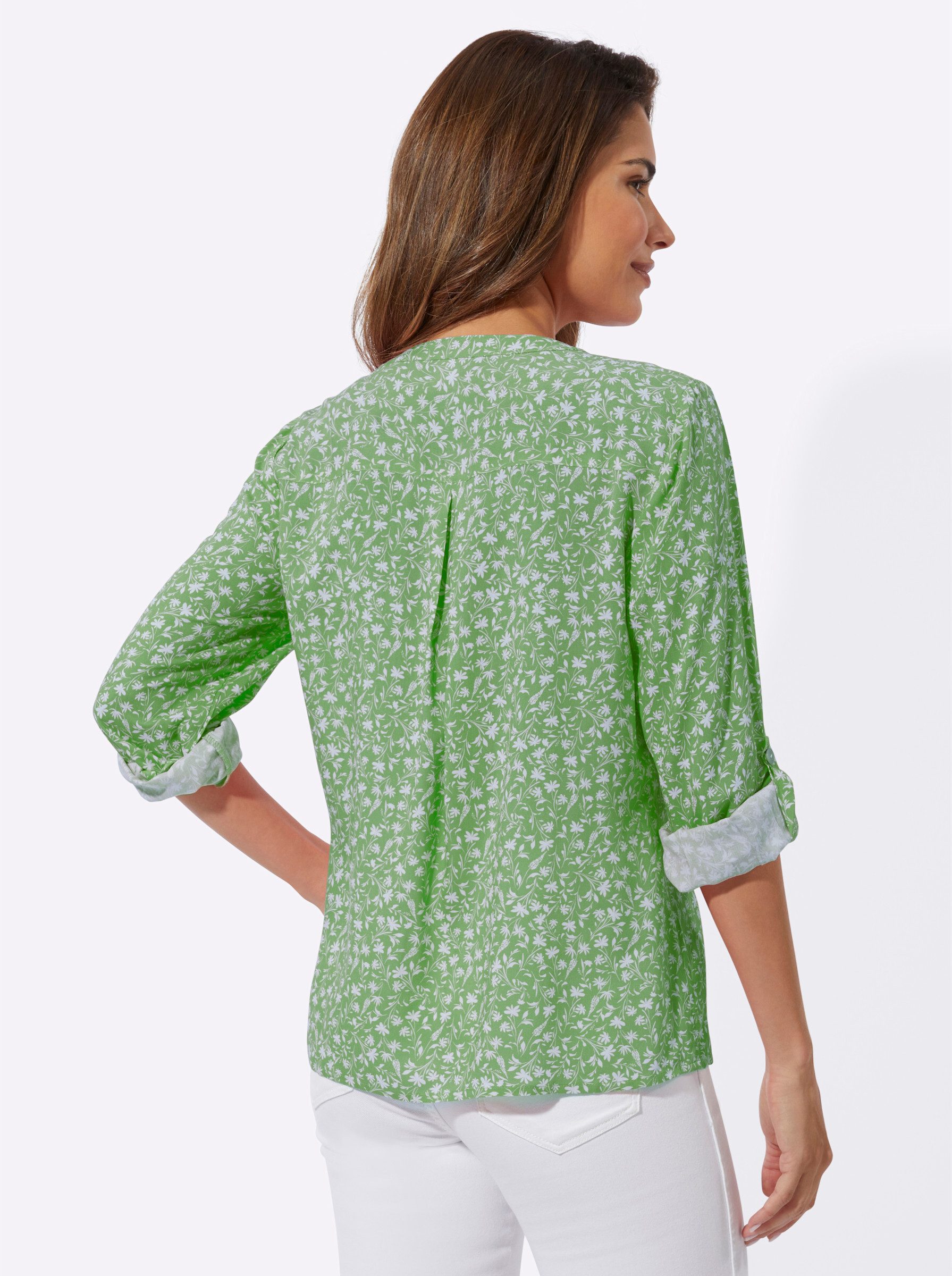 Sieh an! Klassische Bluse Langarm-Bluse günstig online kaufen