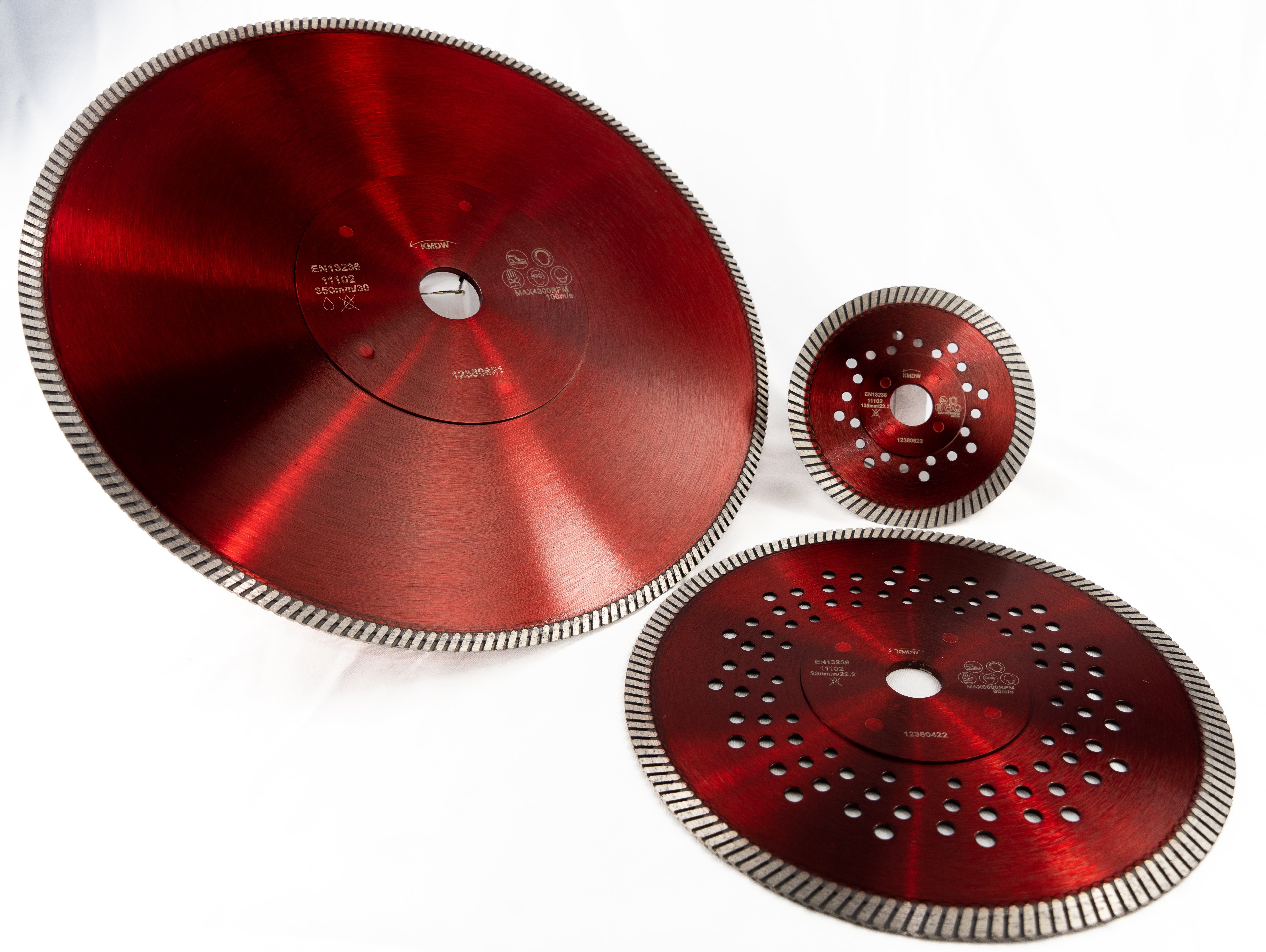 M-Diamant Diamanttrennscheibe Diamanttrennscheibe-Granit-Beton-Stahlbeton-Naturstein-Dachziegel, Ø 125 mm