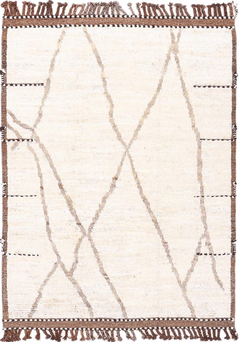 Orientteppich Berber Maroccan Atlas 155x205 Handgeknüpfter Moderner Orientteppich, Nain Trading, rechteckig, Höhe: 20 mm