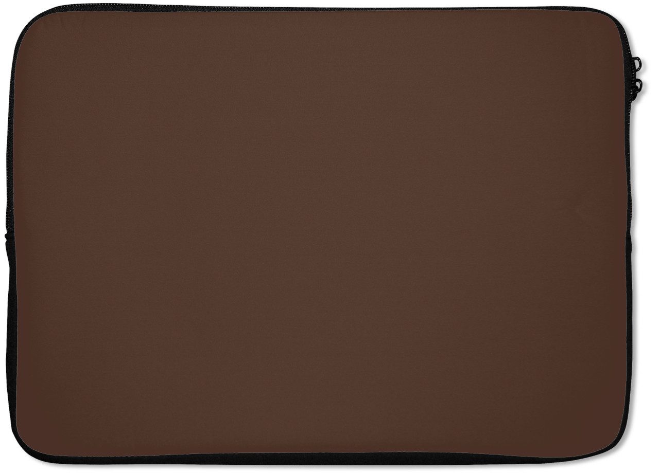 MuchoWow Laptop-Hülle Braun - Dunkel - Farben 13.3 Zoll, Laptopsleeve, weiches Innenfutter zum Schutz Kratzern, Laptoptasche