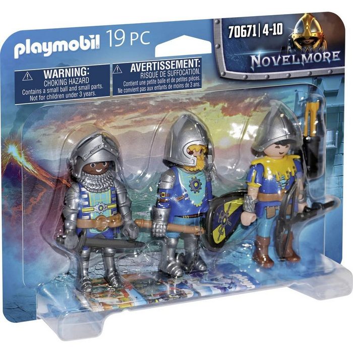 Playmobil® Konstruktions-Spielset 3er Set Novelmore Ritter