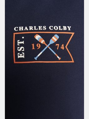 Charles Colby T-Shirt EARL MAXEN mit Knopfleiste