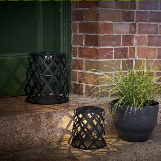 STAR TRADING LED Laterne »LED Solar Laterne zum Hängen io. Stellen H