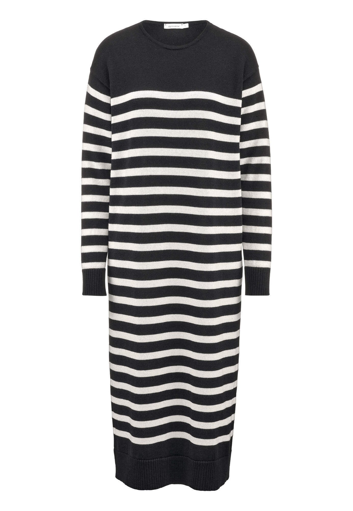 Strickkleid aus reiner Bio-Baumwolle und weicher Schurwolle