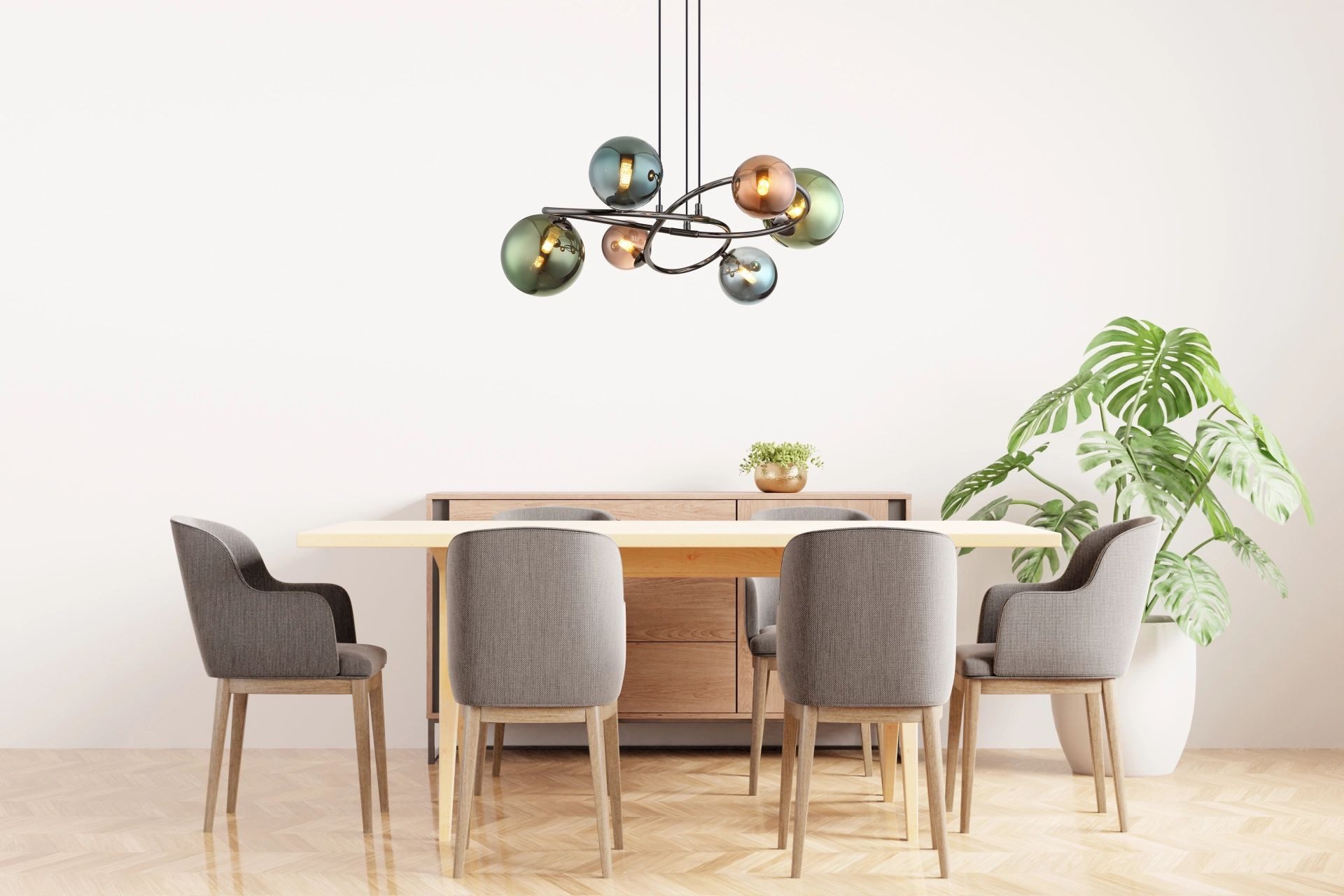 GLOBO LIGHTING LED-Hängeleuchte RIHA, Leuchtmittel wechselbar, Warmweiß, Hä günstig online kaufen