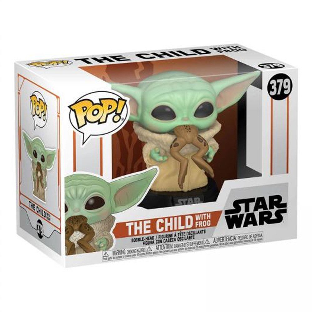 Funko Actionfigur POP! The Child with (Baby Mandalorian - Yoda) The Frog