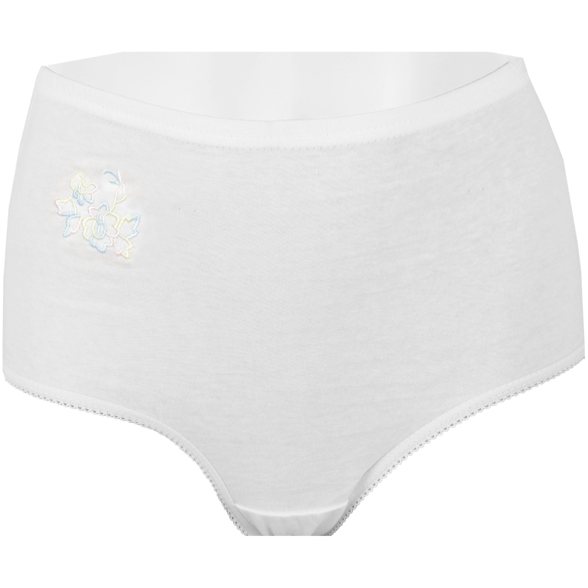 hemmy Fashion Hüftslip BHS-05152 (5-St) Damen Slips - 100% Baumwolle - hohe Taille mit Gummibund, Hüftslip – Bild 4 von 5