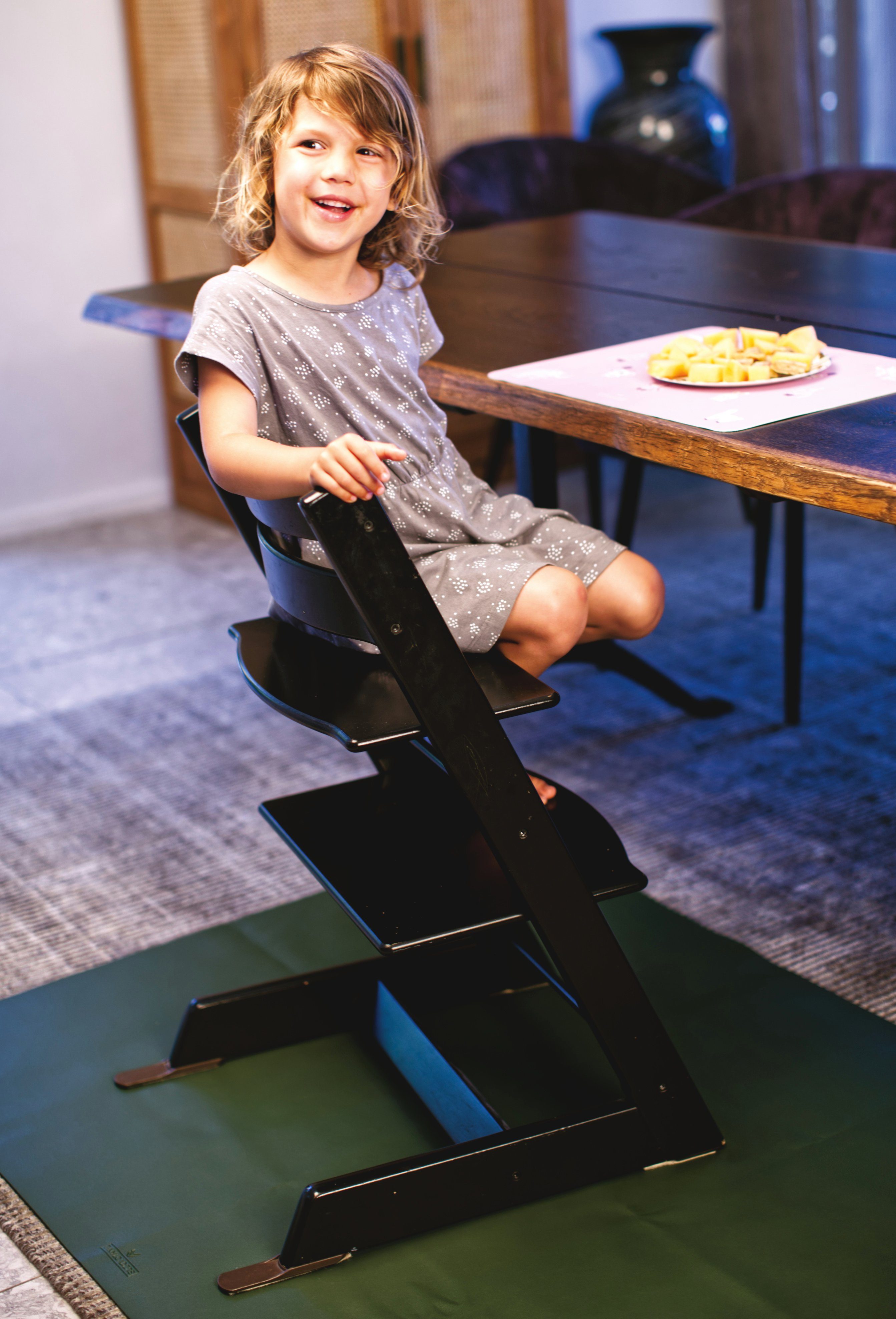 TINYLOADERS Spielmatte Praktische Bodenmatten Unterlegen Hochstuhl Kinderstuhl Spielmatte, Weiches Vinyl, ideal als Kinderunterlage zum Essen Backen oder Basteln