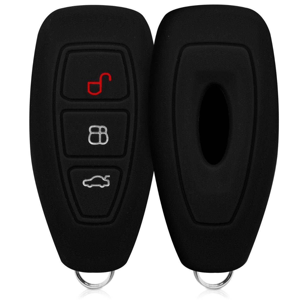 kwmobile Schlüsseltasche Autoschlüssel Silikon Hülle für Ford (1-tlg), Schlüsselhülle Schlüssel Case Cover