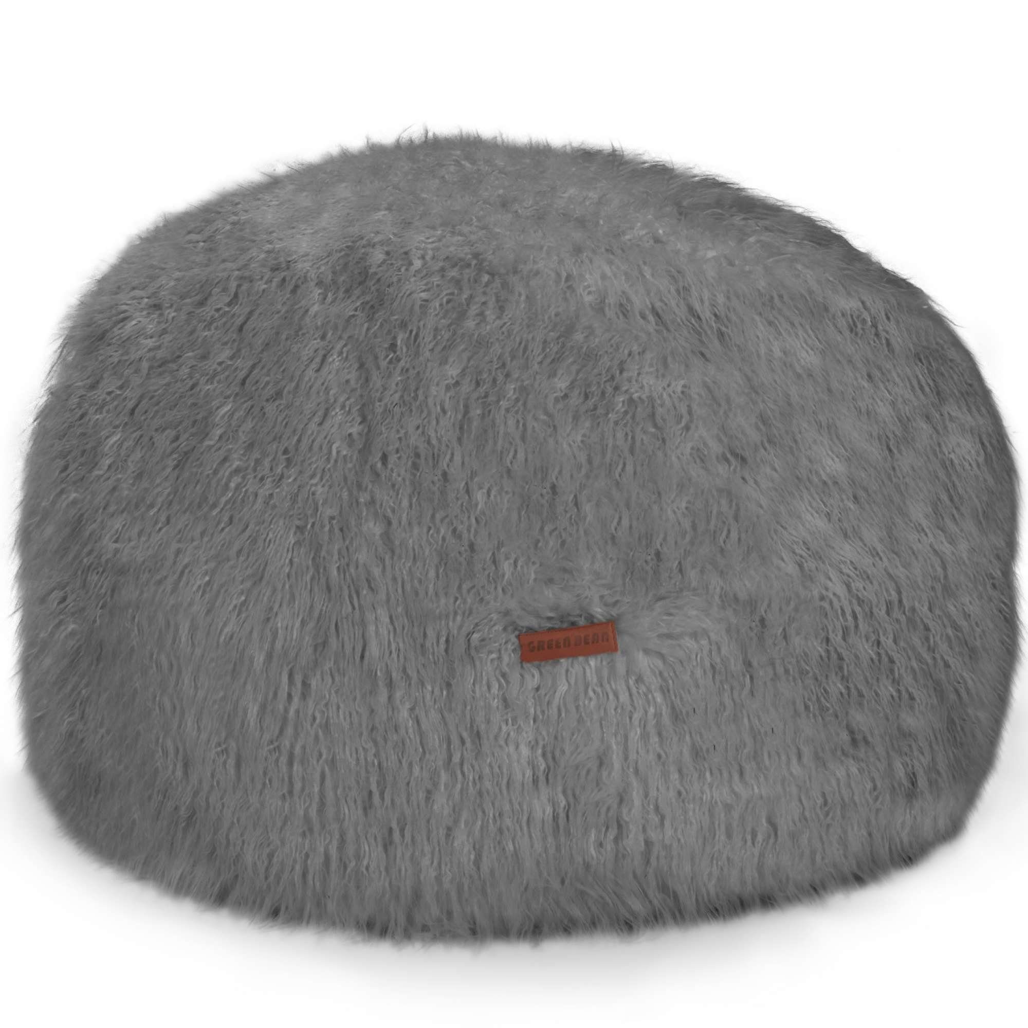 Green Bean Pouf runder Sitzpouf Felloptik günstig online kaufen