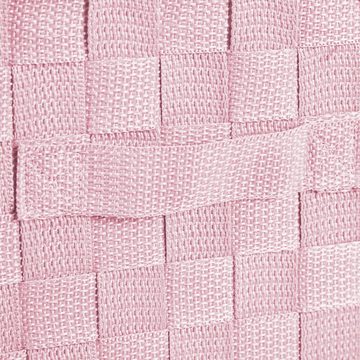 relaxdays Aufbewahrungskorb 3 x Aufbewahrungskorb mit Griff rosa