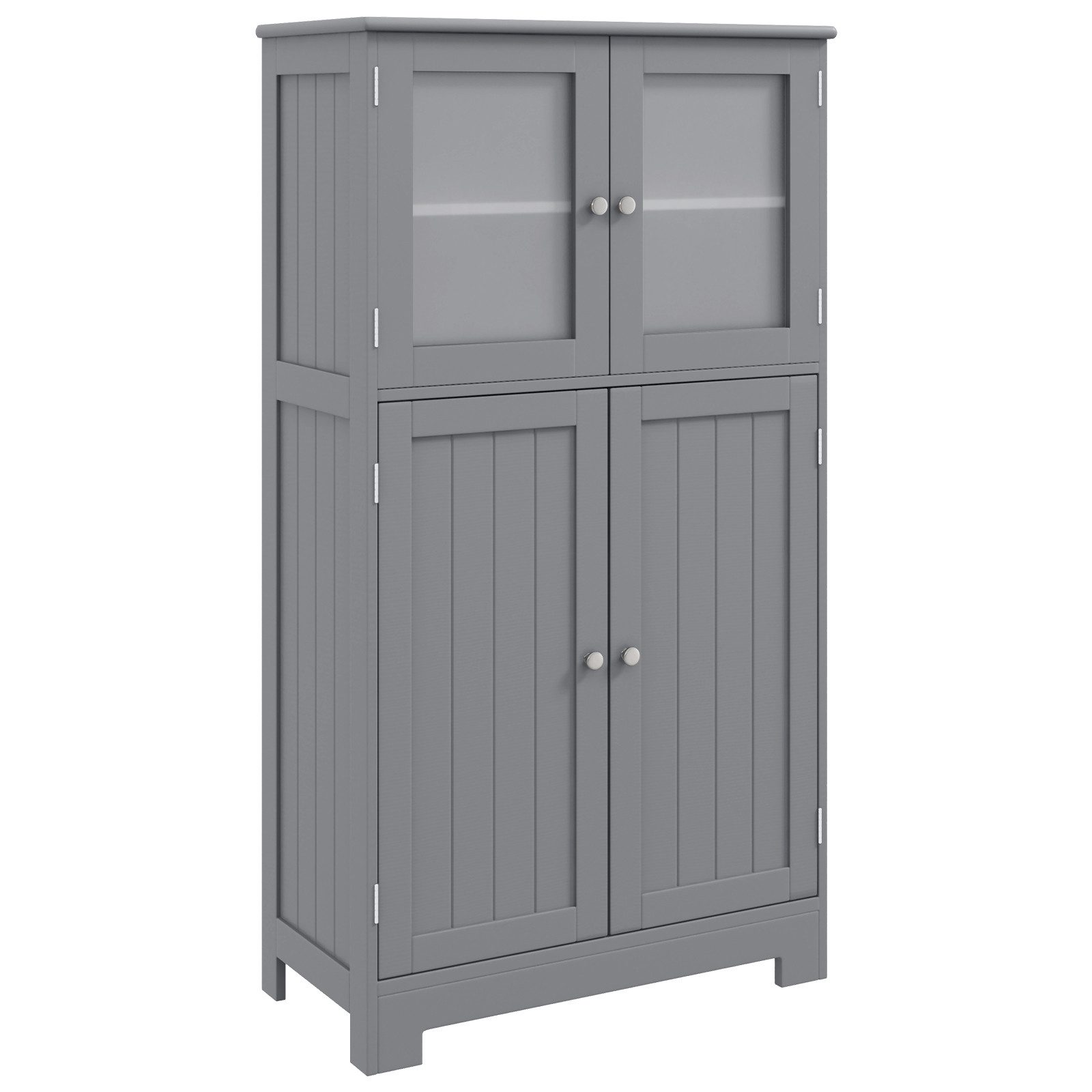 COSTWAY Mehrzweckschrank 4-türig, mit verstellbarem Regal,58 günstig online kaufen
