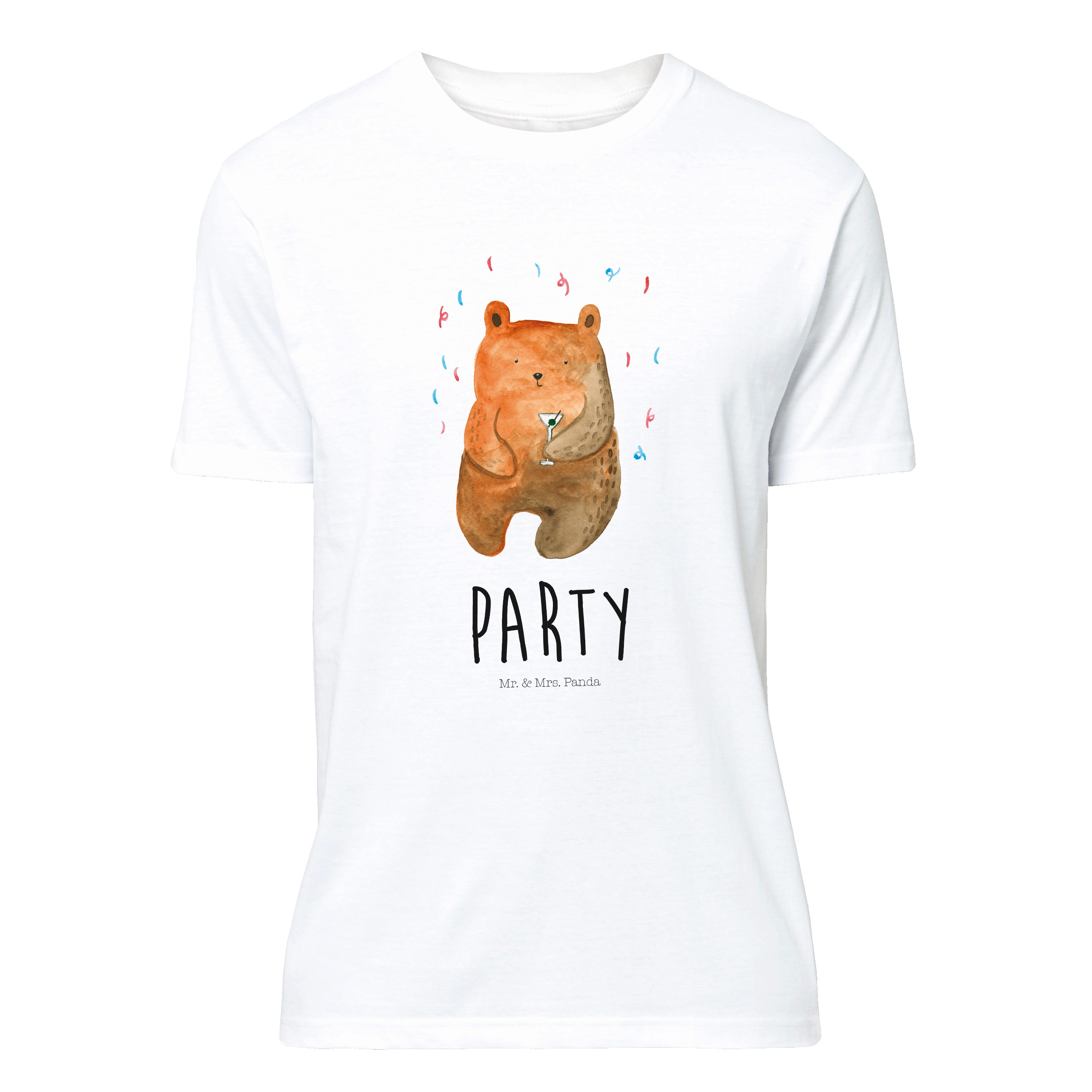 T-Shirt Bär Party - Weiß - Shirt, T-Shirt