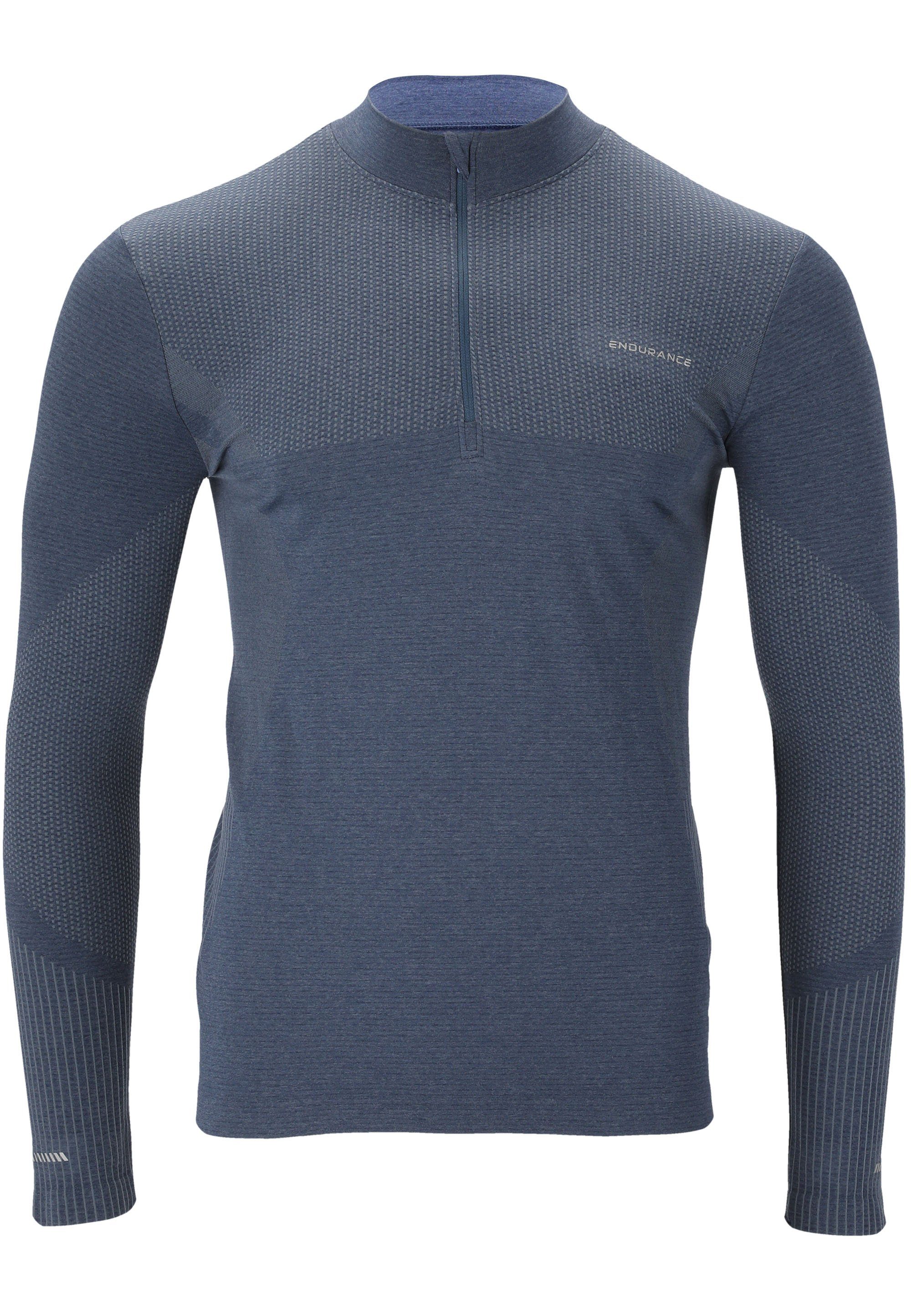 ENDURANCE Funktionsshirt Jaro (1-tlg) mit Bewegungsfreiheit maximaler blau-blau