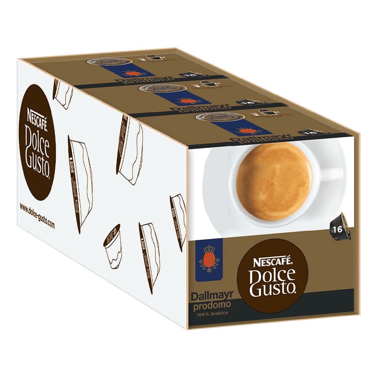 NESCAFÉ® Dolce Gusto® Kaffee Dallmayr Prodomo, 3x 16 Kapseln
