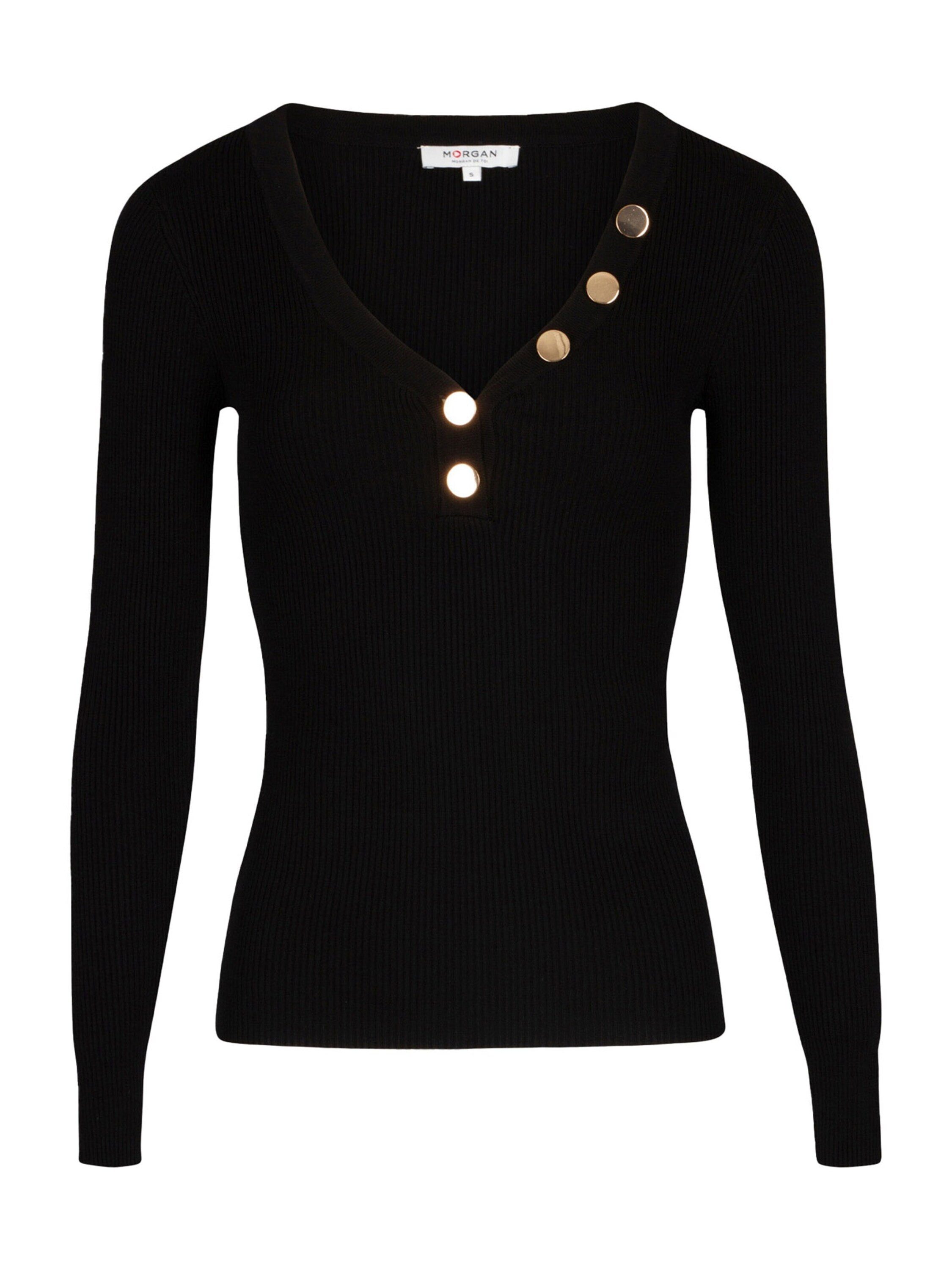 MORGAN Strickpullover MBANBI (1-tlg) Plain/ohne Details
