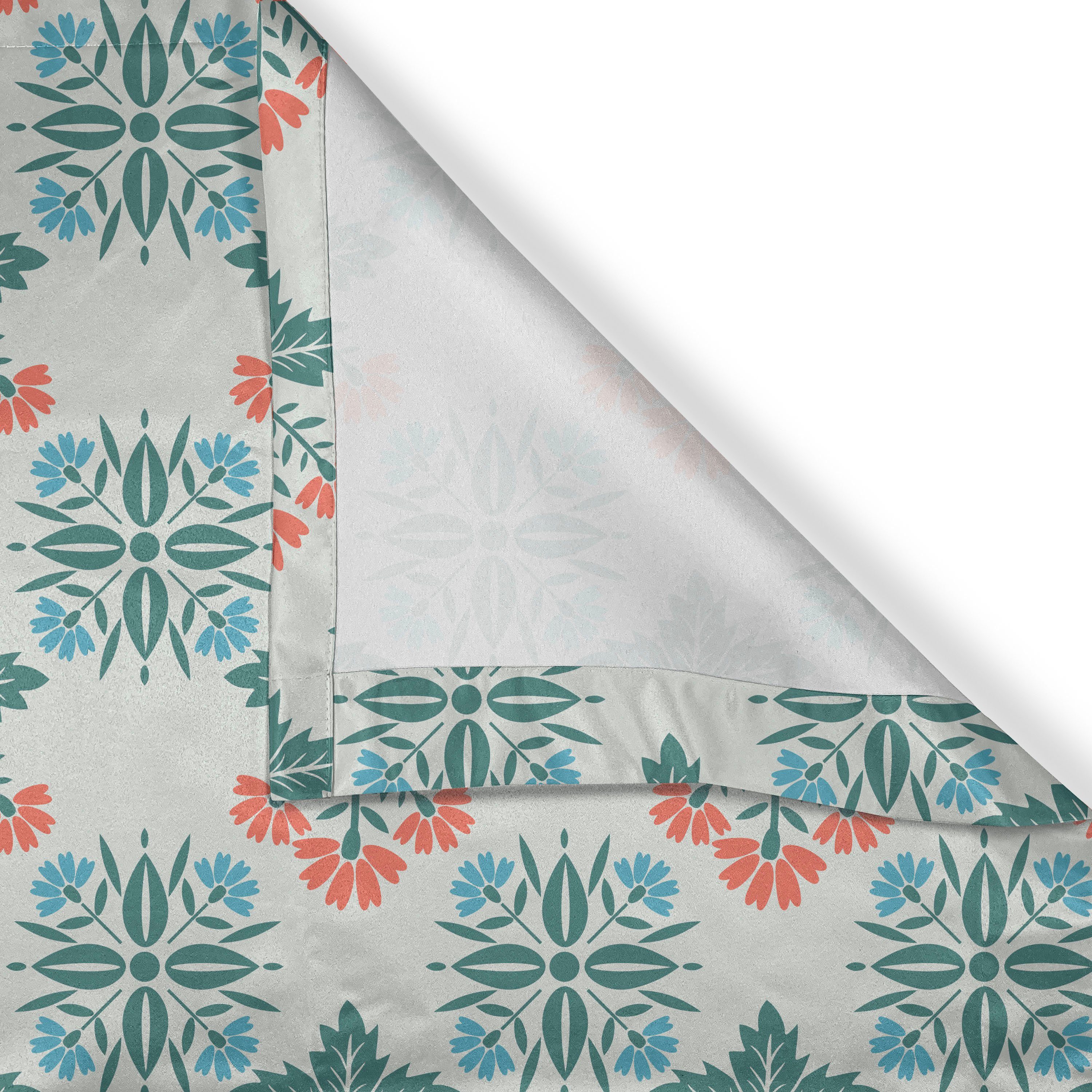 Schlafzimmer Spring Wohnzimmer, 2-Panel-Fenstervorhänge für Abstract Seafoam Motive Gardine Abakuhaus, Dekorative