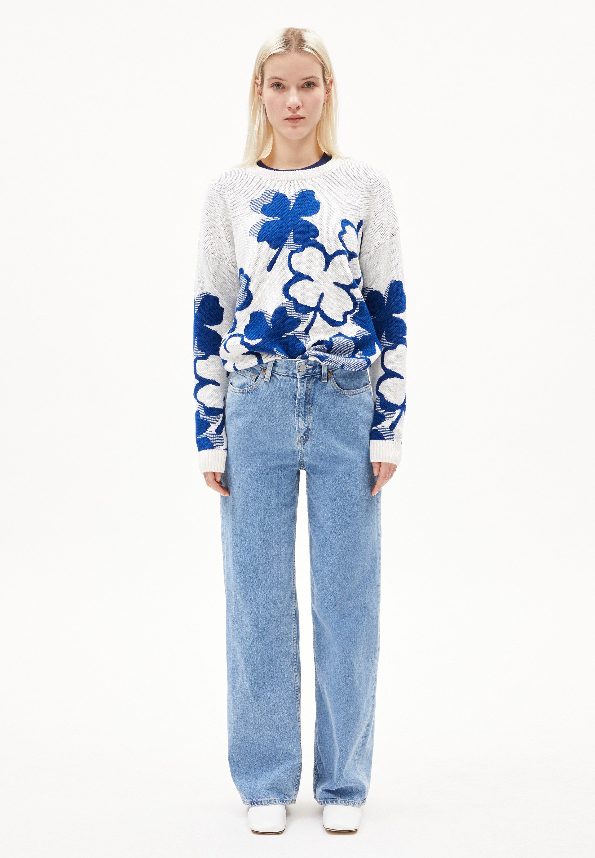 Armedangels Strickpullover OLESSYAA CLOVER Pullover aus Bio-Baumwolle (Loos günstig online kaufen