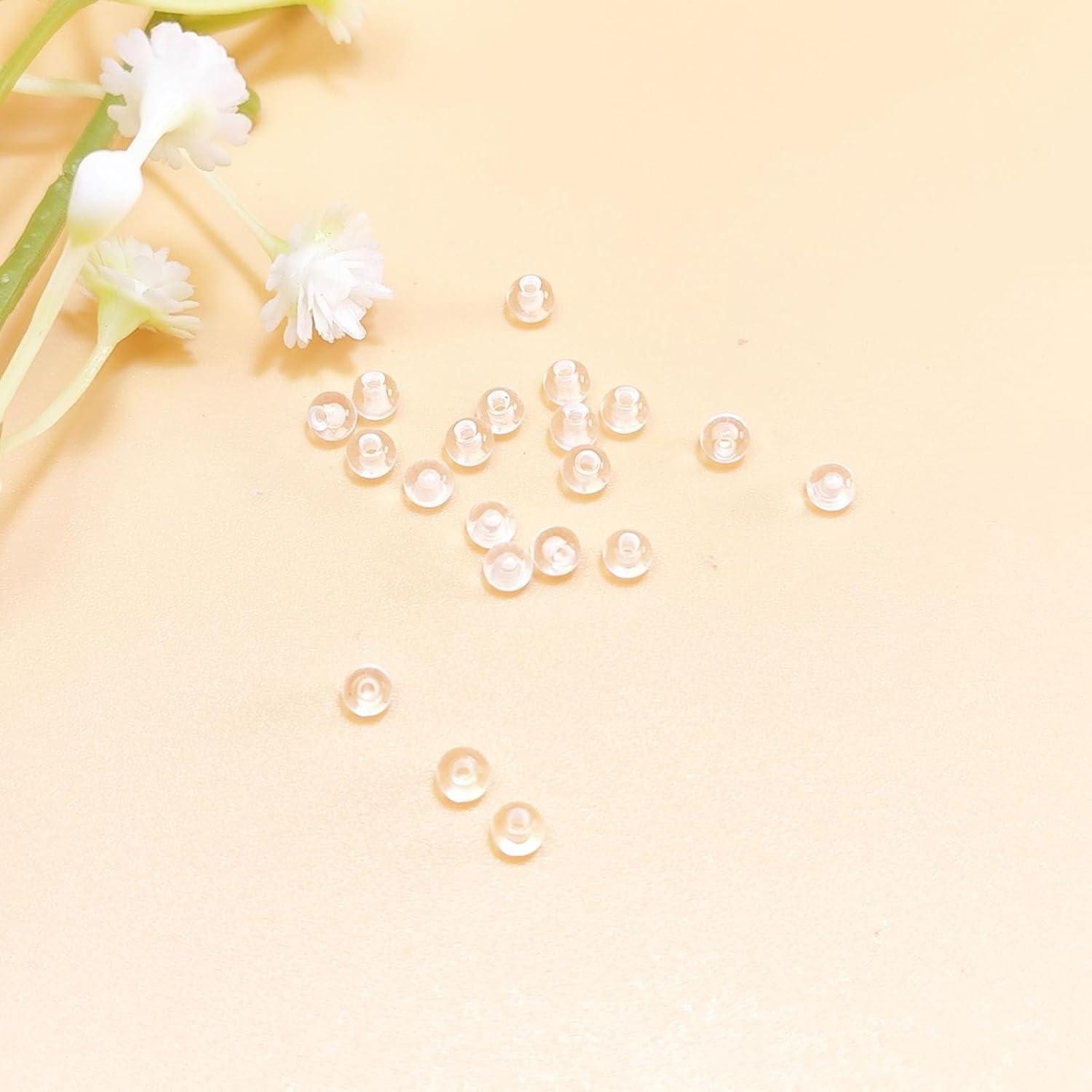 Besyvvin Piercing-Set 20er Piercing Kugel Set 1,2mm Chirurgenstahl 3mm Ersatzkugeln Schwarz