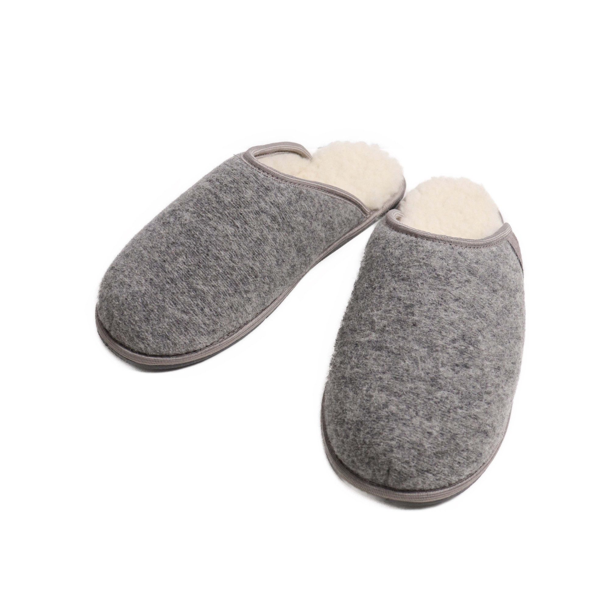 Kaiser Lammfell Pantolette Cosy Filz Hausschuh