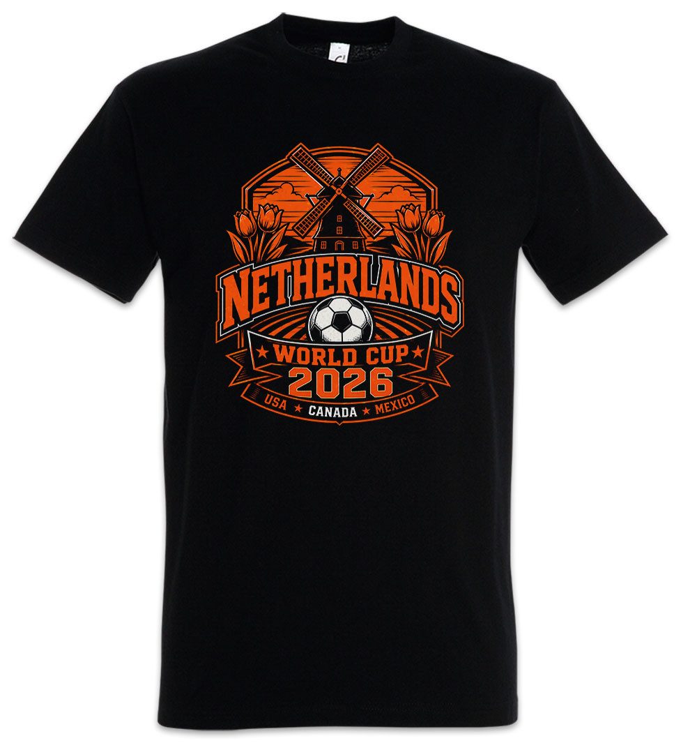 Urban Backwoods Print-Shirt Team Netherlands 1 Herren T-Shirt Dutch Oranje Hup Amsterdam WM 2026 (1-tlg) Holland Niederlande Supporter Nationalmannschaft