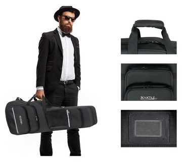 Rocktile E-Gitarren-Koffer Leichtkoffer für E-Gitarre, Verstellbare Rucksackgurte