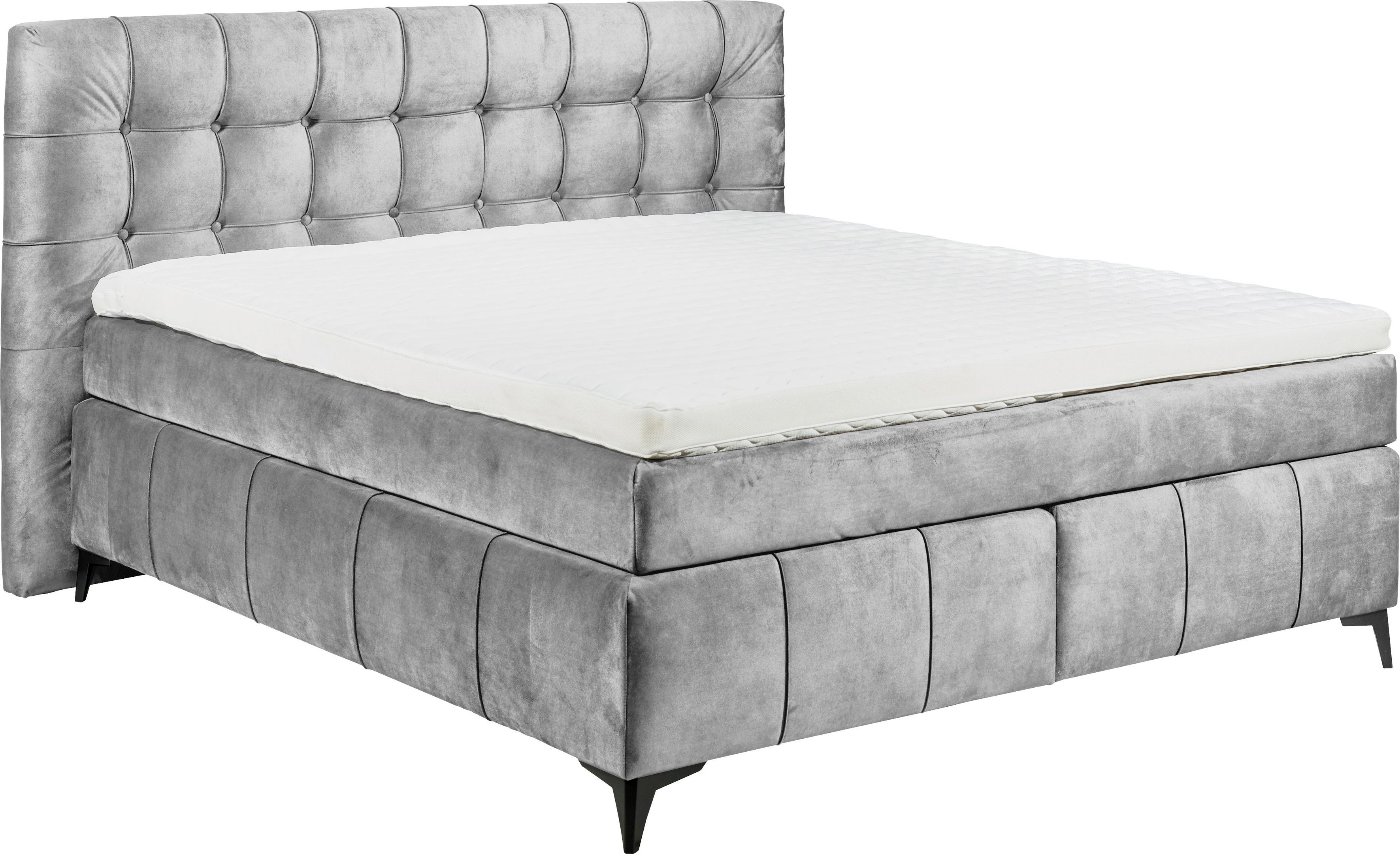 ED EXCITING DESIGN Boxspringbett Oregon, inkl. günstig online kaufen
